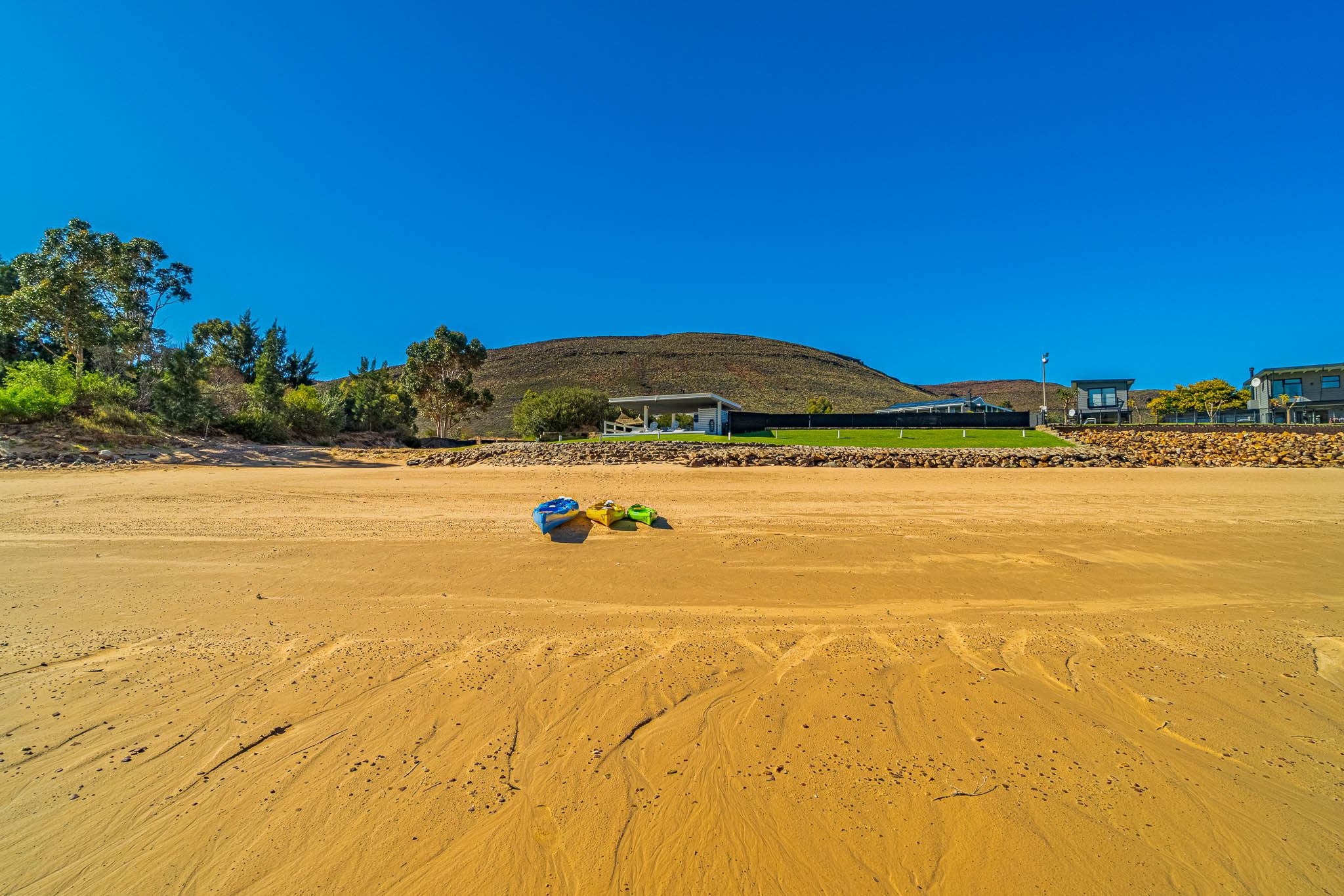 The beach